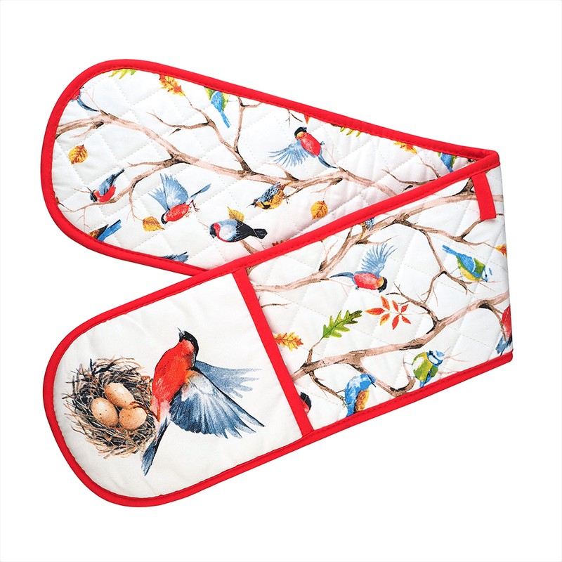 Double Oven Gloves Kitchen Cooking Baking Oven BBQ Pans Potholder