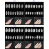 prendre PR-NAIL24C-05 Nail Tips, Clear, 300 Pieces, Matte, Transparent, 15