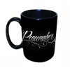 David Gonzales Art - Taza de pavo real, 453 ml