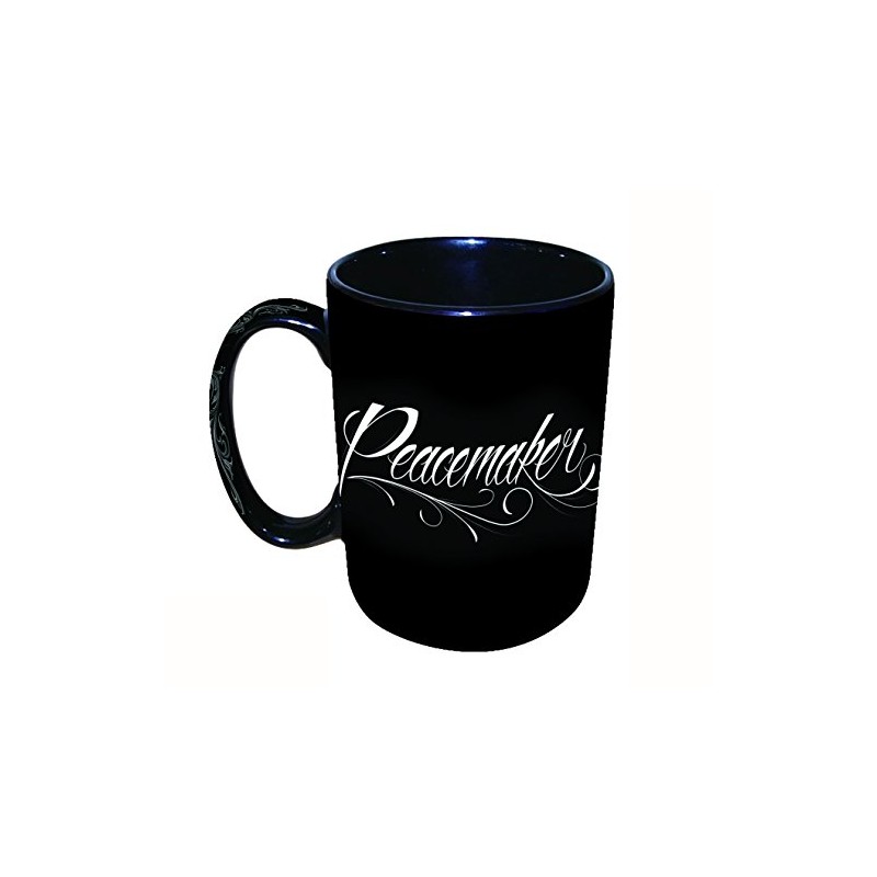 David Gonzales Art - Taza de pavo real, 453 ml