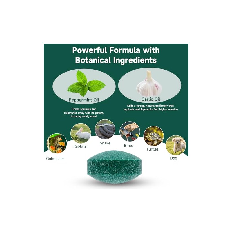 24 Pack Natural Rodent Repellent Balls with Peppermint Oil