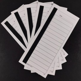 SAMPLE PACK 15 & 10 Line TEAR OFF Football Cards RAFFLE Tickets Gambling Strip