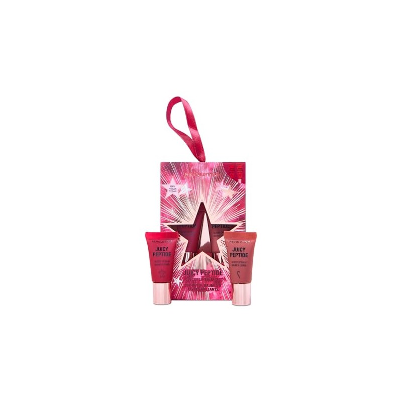 Revolution Juicy Peptide Mini Lip Balm Gift Set, Limited Edition
