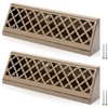 Blulu 1 Pcs 18 Inch Baseboard Register Duct Opening Size