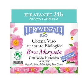 I Provenzali Crema Viso Idratante Biologica Alla Rosa Mosqueta 50 m Con Acido Ialuronico Vegetale