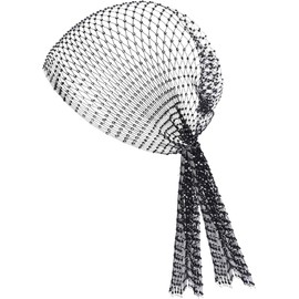 Rhinestone Mesh Headband Head Wrap Head Scarf Hair Scarf Turban Headpiece for Women Hair Styling Holiday Rave Hippie