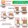 Hecfu 2 Pcs Toolbox Locks with Keys, 5/8" Tubular Cam