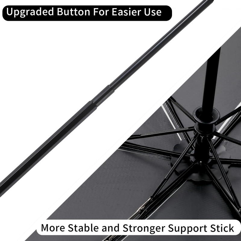 GAOYAING Automatic Mini Umbrella for Travel With Case,Compact Small Umbrella