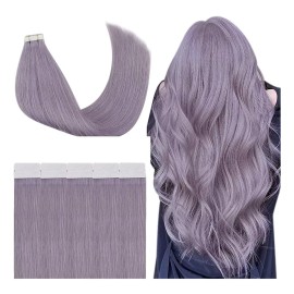YoungSee Extensiones De Cabello Natural 22in Light Purple 25gr