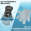 Vgo... 1 Pair -20℃/-4°F Waterproof Winter Work Gloves Cold Weather