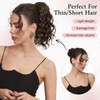 Curly Ponytail Extension, Drawstring Ponytail Hair Extension with 2 Clips,