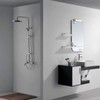 Shower Bracket 18mm ABS Chrome Hand Shower Holder Universal Replacement