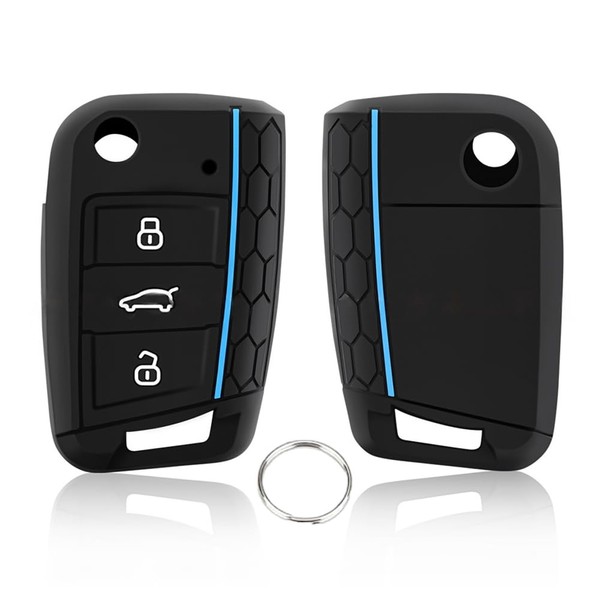 Chaexii Chaexii VW Autoschlssel Hlle & Schlsselbox Cover, Silikon Schlsselhlle