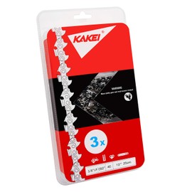 KAKEI 1-Pack S40 Chainsaw Chain for 10 Inch Bar - .050" Gauge, 3/8" LP pitch, 40 Drive Links Fits Poulan, Echo, Remington, McCulloch, Husqvarna and More