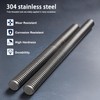 HiPicco 3/8"-24 Fully All Threaded Rod & Studs, 12" Length,
