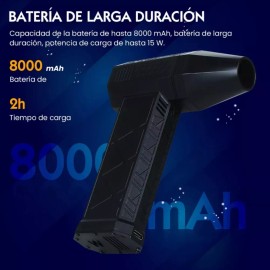 Gezia Ventilador Turbo Mini Jet De 130000 Rpm 52 M/s , Sopladora