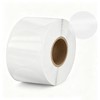 1.5 Inch Round Clear Stickers for Sealing, 500 PCS