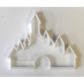 CINDERELLA CASTLE PRINCESS COOKIE CUTTER MADE IN USA PR513