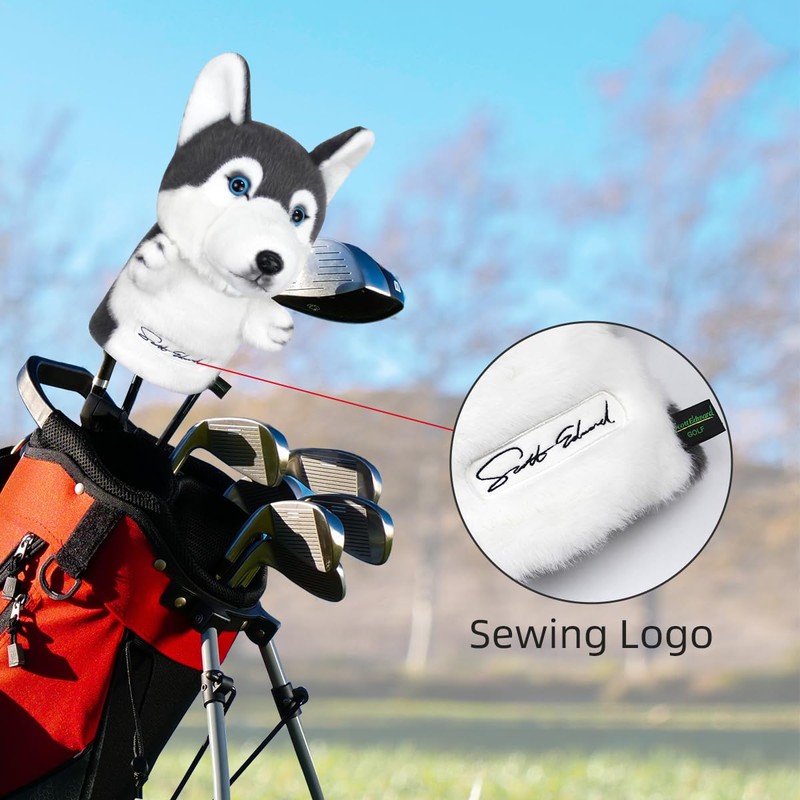 Scott Edward Driver Novelty Golf Head Cover, Cute Animal, Fit