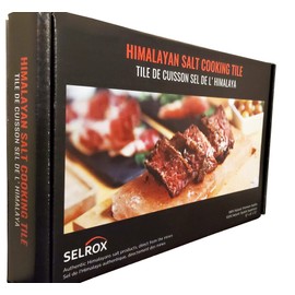 Selrox Himalayan Salt Cooking Block and Grilling Tile (12" x 8" x 1.5")…