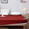 NAFAY LIVING Fitted sheet-Plain Dyed Ultra Soft Microfiber Bedding Sheet