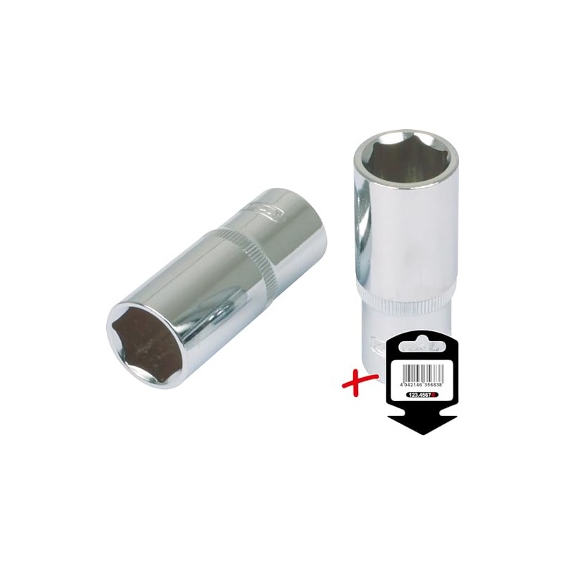 KS Tools Genuine 1x 3/8" Chromeplus Socket Deep 8 mm
