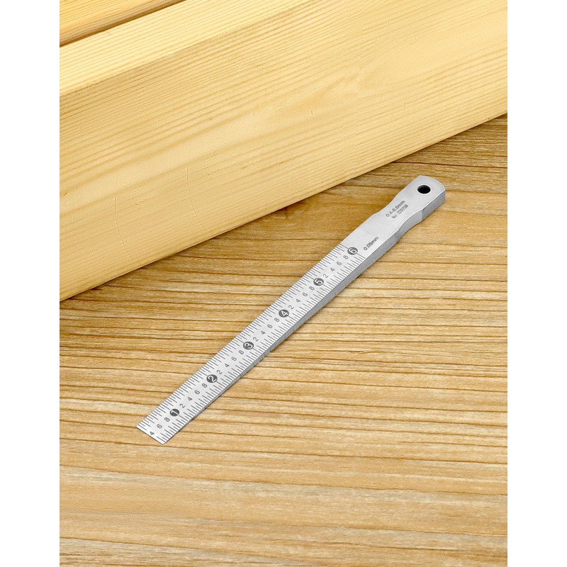 QWORK Taper Gauge Gap Gage Welding Wedge Feeler Gauge Gap