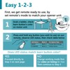 2 for Liftmaster Chamberlain Craftsman Garage Door Opener Remote Keychain