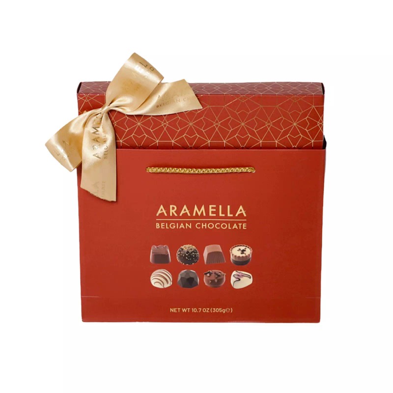 Aramella Belgian Chocolate Red Box w. Gift Bag (24 Pieces