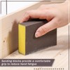 Reallnaive 24Pcs Sanding Sponge 220 Grit Fine Sanding Block, Washable