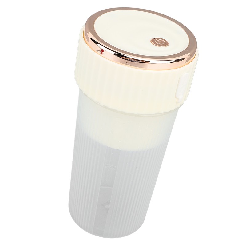 Blender Cup Beige 300ml 1500mAh USB Rechargeable Cordless 22000rpm Smoothie
