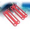 2PCS Weight Belt Keeper Aluminum Alloy 4 Hole Lightweight Dive