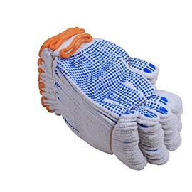 Fayear 12 Pairs White Cotton Protective Work Gloves for Factory Garden Working