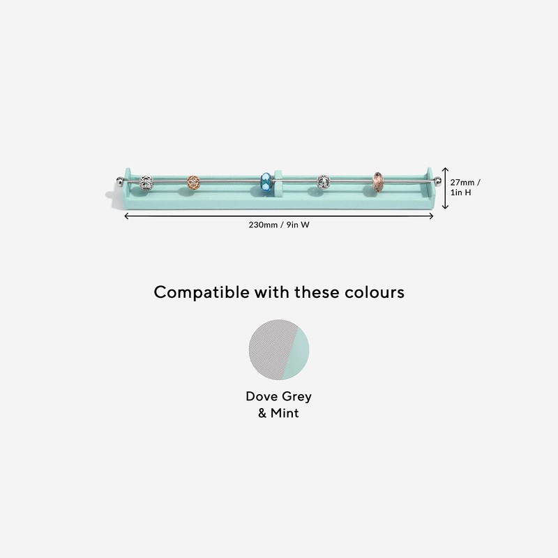 Stackers Long Mint Charm Bar