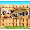 Cuban Sandwich Banner 13 oz | Non-Fabric | Heavy-Duty Vinyl
