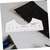 SHINEOFI 8Pcs Shirt Ruler Guide Precise Neck Measurement for DIY