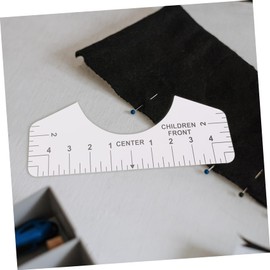 SHINEOFI 8Pcs Shirt Ruler Guide Precise Neck Measurement for DIY T Shirt Projects Easy to Use Alignment Tools for Home and Clothing Stores