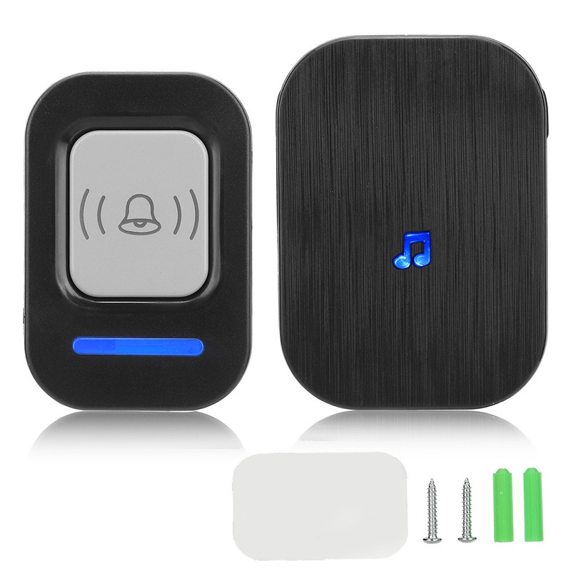 Home Wireless Doorbell 984.3ft Long Distance Music Door Chime Access