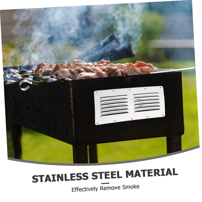 Levemolo Stainless Steel Vent Cover Durable Kitchen Vent Panel for