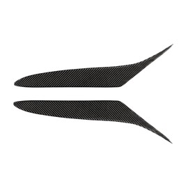 RAGBUSCLE Headlight Eyebrow Strips, Front Headlight Eyelid ABS Eyebrow Trim Cover, Compatible with Mazda RX8 Coupe 2004-2008, Carbon Fiber