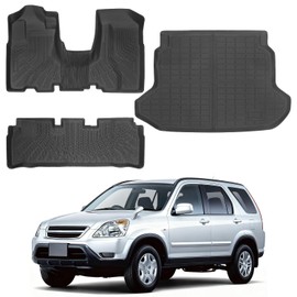 Floor Mats & Cargo Liner Compatible with Honda Accord 2008-2012(Only Sedan) LX/SE/EX,All Weather Protection TPE, Anti-Slip Floor Mats & Trunk Mat Fit for Accord 2008 2009 2010 2011 2012 Accessories