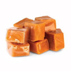 Caramel Candy - 2 Pound Bulk Pack (About 150 Count) - Individually Wrapped Soft Caramels for Parties, Candy Bowls, Baking, and Gift Bags - Classic Creamy Cubes