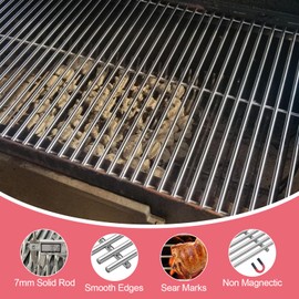 BMMXBI 720-0709 Grill Grate Replacement Parts for KitchenAid 5-Burner Grill, 18 13/16" Cooking Grid for KitchenAid 720-0709, Grate Grid fo KitchenAid 720-0709C 720-0826, Cooking Grate Accessories