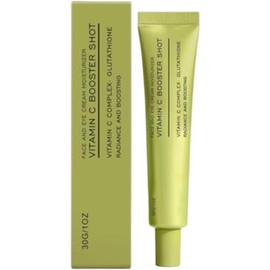 Sérum Facial Booster Shot de Vitamina C con Glutatión y Vitamina E, Tratamiento Diario Iluminador Antiarrugas, Unifica el Tono y Suaviza la Piel
