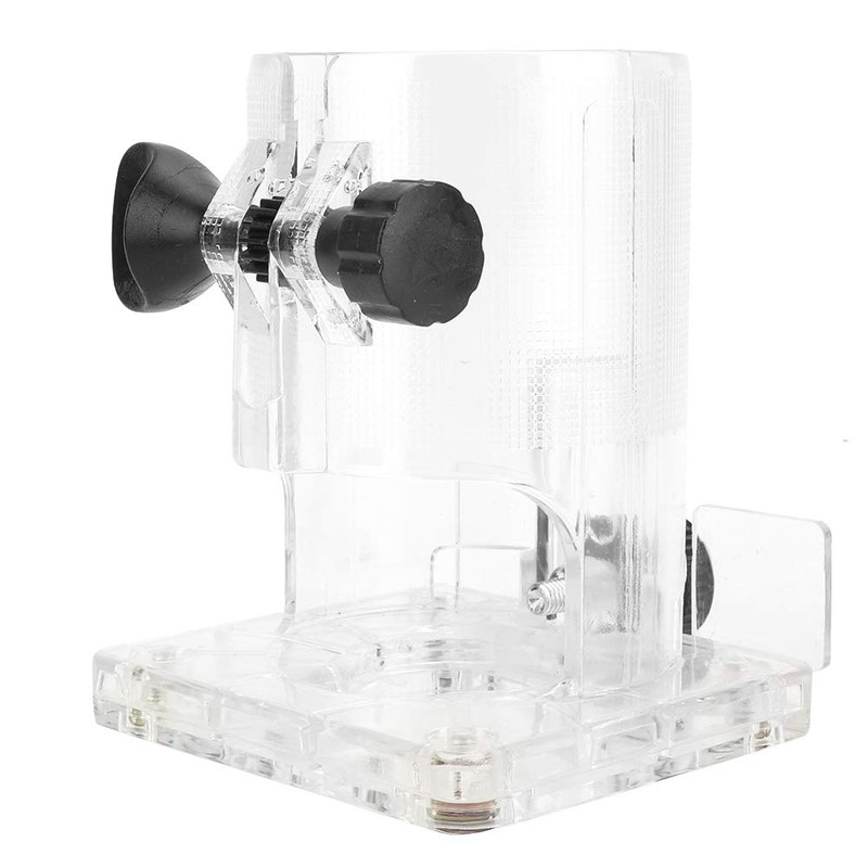 Router Trimmer Base, Router, Woodworking Trimmer Router Transparent Plastic Base