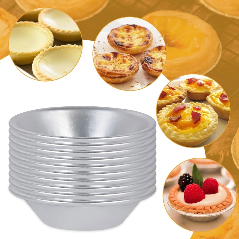 WUERKIYA 20 Pcs Yorkshire Pudding Tray, Mini Muffin Tray, Aluminium