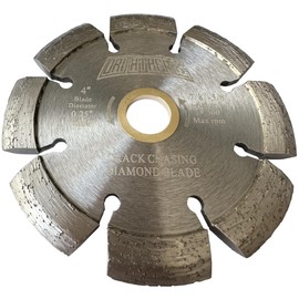 ORIXTREME 4" Diamond Crack Chaser Blades for Routing and Repairing Cracks in Concrete and Asphalt - 1/4" Width with 7/8"-5/8" Arbor