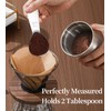 Coffee Measuring Scoop, 1 Tablespoon Short Handle 304 Stainless Steel