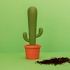 Balvi Cactus Dishwasher Brush Green Cactus Shape and Holder in