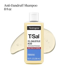 Neutrogena Champú anticaspa de ácido salicílico al 3% T/Sal, 8 fl oz